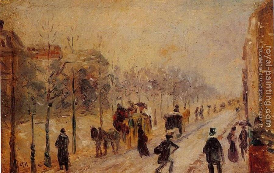 Camille Pissarro : Boulevard des Batignolles